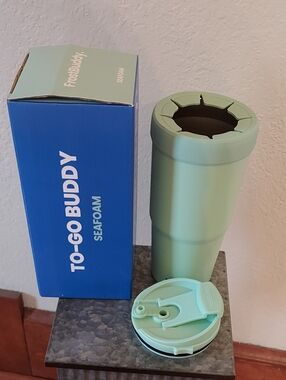 FrostBuddy To-Go Buddy Seafoam Travel Tumbler Cup